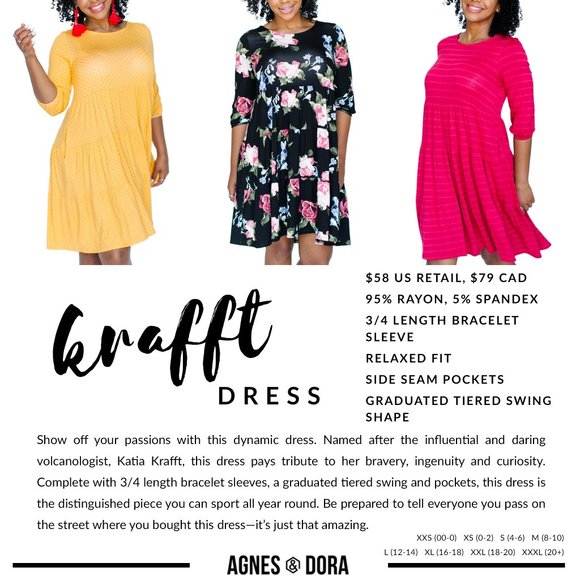 Krafft Dress Agnes & Dora Plum - Picture 2 of 2